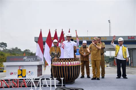 Presiden Jokowi Resmikan Jalan Tol Ruas Bengkulu Taba Penanjung