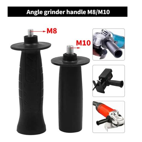 Angle Grinder Handle M M Threaded Grinder Accessories Black Angle