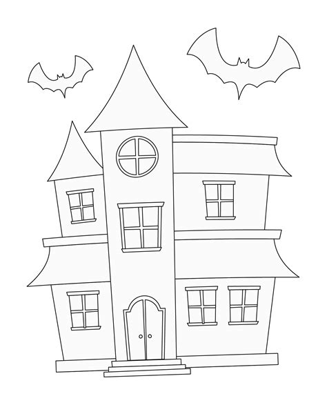 Printable Haunted House Model