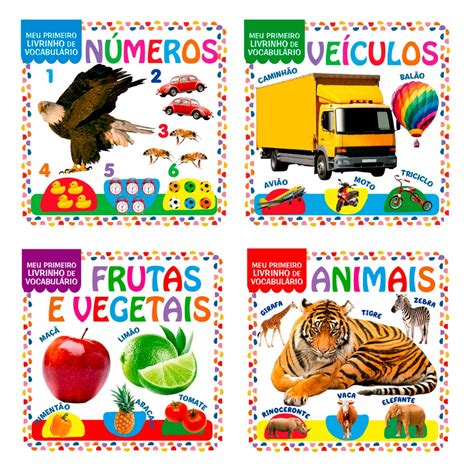 Livrinho Do Bob Good - Coleção Meu Primeiro Livrinho de Vocabulário - Kit com 4 Livrinhos ...