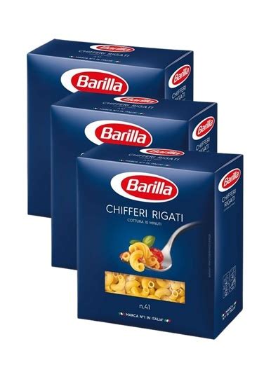 Barilla макароны Chifferi Rigati №41, 450г х 3 упаковки — купить в ...
