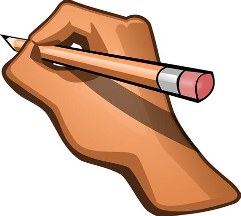 Hand Bleistift Stift Kostenlose Vektorgrafik Auf Pixabay Pixabay