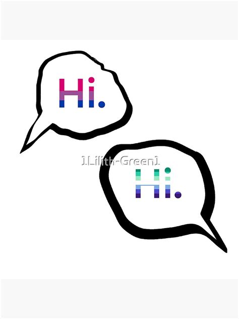 Hi Nick And Charlie Bisexual Gay Heartstopper Art Print For Sale By Lilith Green Redbubble