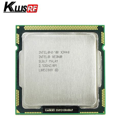 Intel Xeon X3440 Quad Core 2.53GHz LGA1156 8M Cache 95W Desktop CPU-in ...