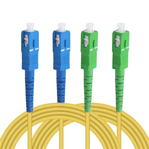 Comparación de cables de fibra óptica SC/APC vs SC/UPC