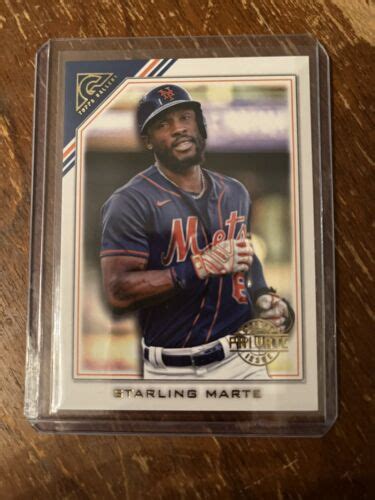 Starling Marte 250 2022 Topps Gallery 120 Private Issue NEW YORK METS