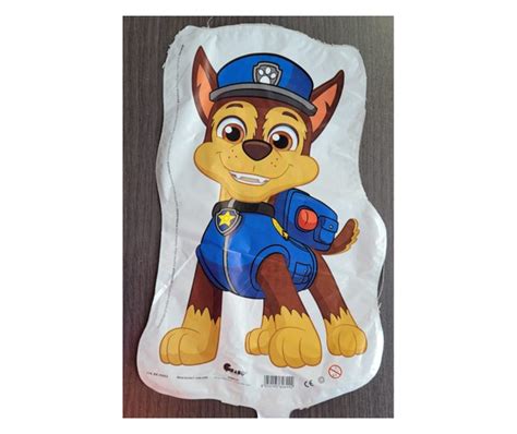 Balon Folie Mini Figurina Chase Paw Patrol Cm Vivre