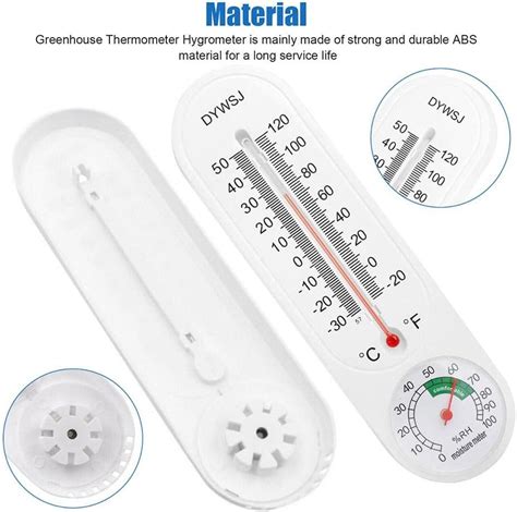 Termómetro higrómetro para exteriores e interiores medidor de humedad