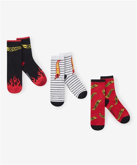 Set perechi șoșete băieți cu licență Hot Wheels lei Pepco