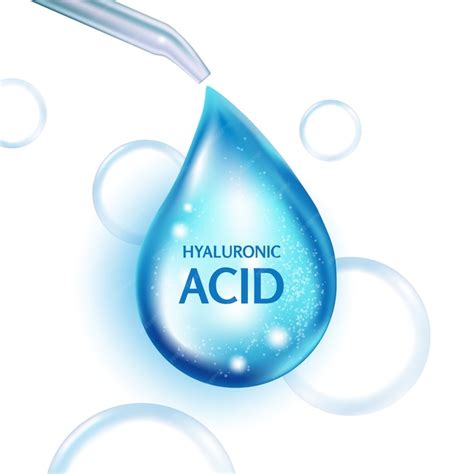 Premium Vector Hyaluronic Acid Or Abstract Molecules Design