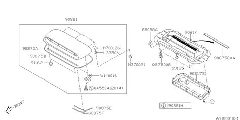 Subaru Forester Engine Air Intake Hose Duct Bellows Hood