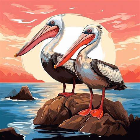 Pelican Vector Art Print Free Stock Photo Public Domain Pictures