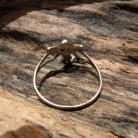 Vintage Sterling Silver Fairy Ring Size 825 Vintage Fairy Ring 14