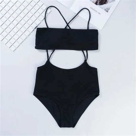 Bathing Suit Women One Piece High Cut Swimwear Women Off Shoulder Swimsuit Female Sex Monokini