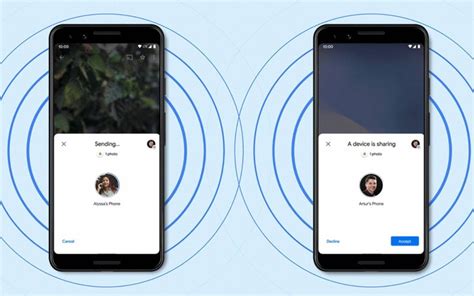 Google Nearby Share Hits Phones Airdrop For Android Slashgear