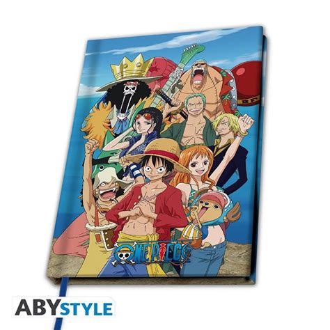 ABY style One Piece Straw Hat Crew A5 Notizbuch Notizbücher