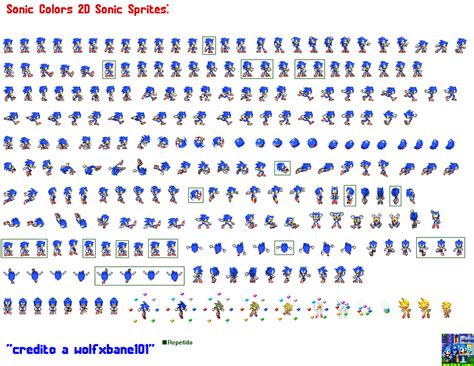 Sonic Colors 2D Sprites Sonic by facundogomez on DeviantArt