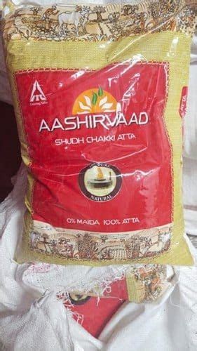 100 Percent High Fiber And Natural Aashirvaad Wheat Atta For Cooking