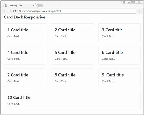 Bootstrap Card O Planning Org