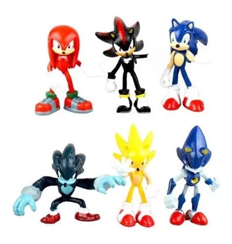 P S Set Cm Sonic Toy Figuras Shadow Tails Personagens