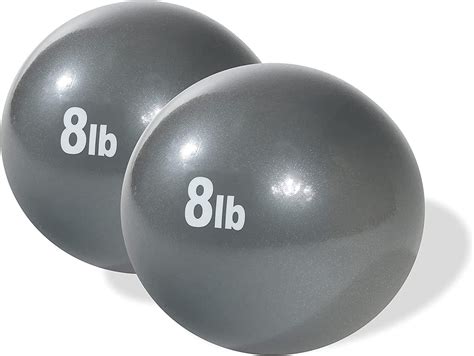 Trademark Innovations Weighted Toning Exercise BallRed 4lbs In 2023