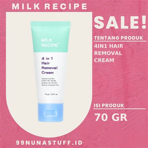 Jual Bpom Milk Recipe In Hair Removal Cream Gram Krim Perontok