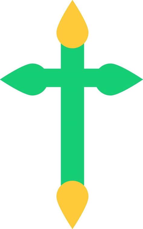 Christian Cross Symbol Or Icon On Background 24287522 Vector Art At