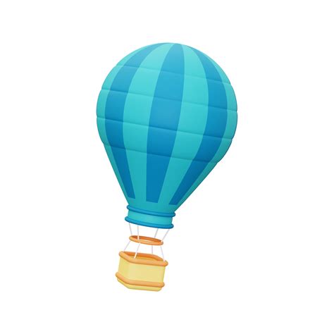 D Hot Air Balloon Icon Png