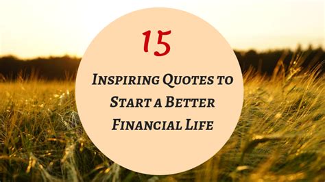 15 Inspiring Quotes To Start A Better Financial Life