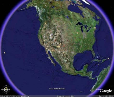 vlba sites  google earth