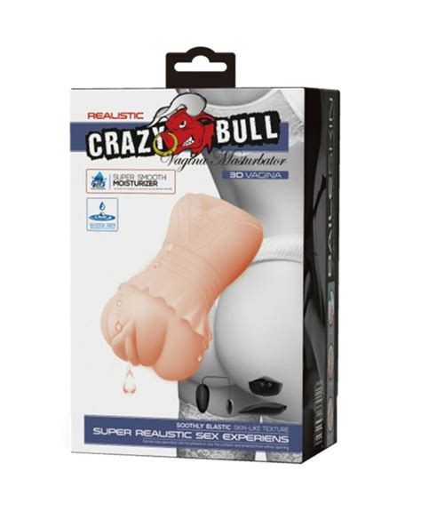 Crazy Bull Masturbador Water Skin Vagina With Vibrating Bullets