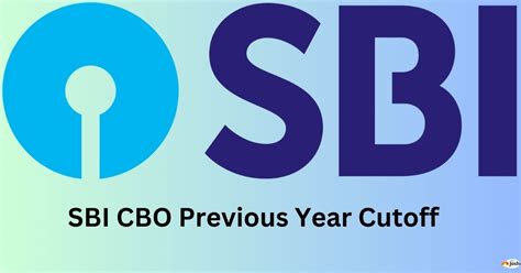 SBI CBO Cut Off 2024 State Wise Previous Year Cutoff PDF Check