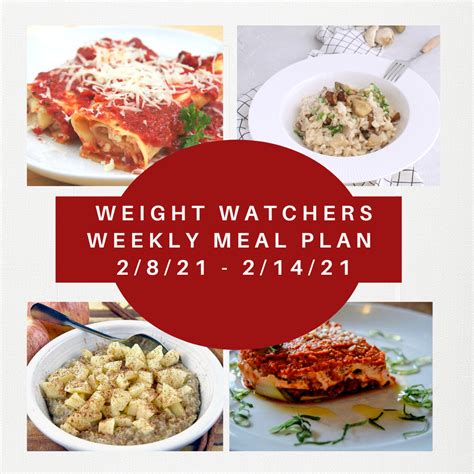 Weight Watchers Weekly Meal Plan For Weight Loss 28 214