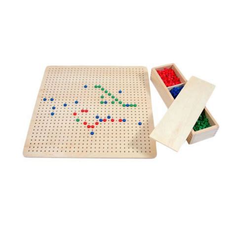 Tablero O Tabla Perforada Grande Montessori Juegos Y Materiales