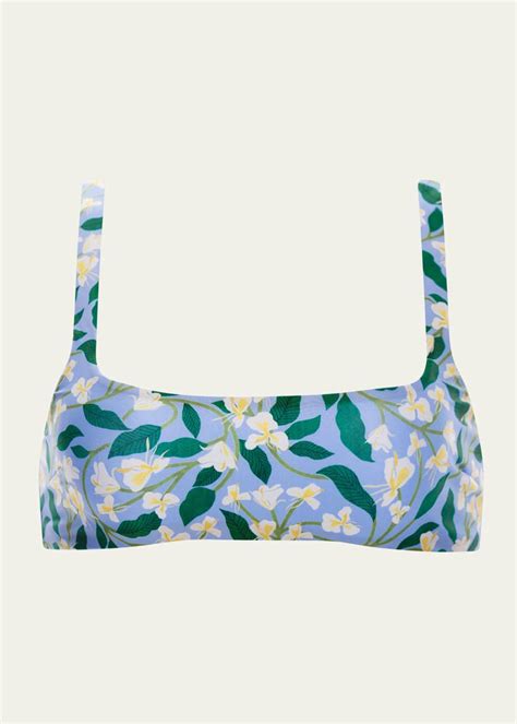Agua By Agua Bendita Havana Floral Print Bikini Top Bergdorf Goodman