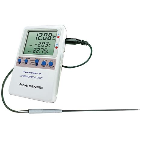 Digi Sense Calibrated Data Logging Thermometer Memory Loc 1 Ss Handle