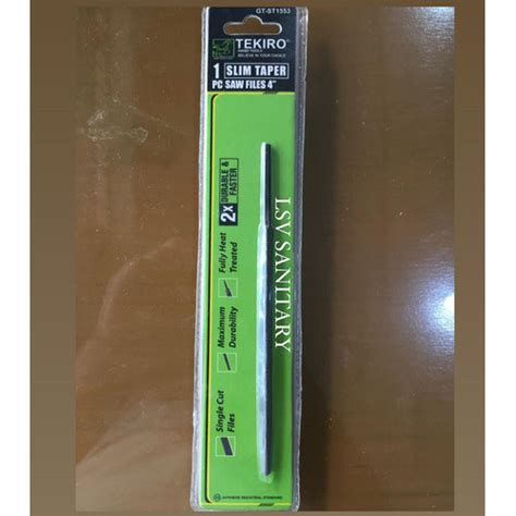 Jual Tekiro Kikir Segitiga Slim Taper Slim Files 4 Inch Kikir Gergaji