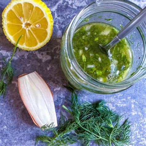 The Best Lemon Herb Vinaigrette Dressing Recipe Rosanna Etc