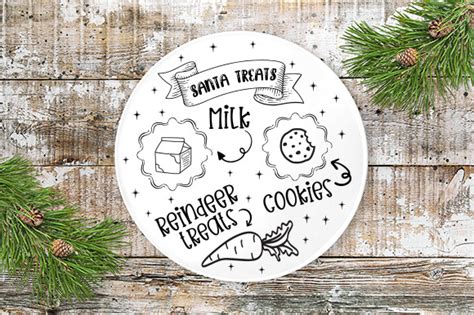 Christmas Santa Tray Svg Design Graphic By Abstore Creative Fabrica