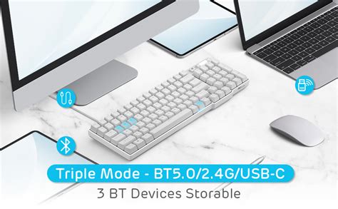 Amazon Rk Royal Kludge Rk Triple Mode Bt G Usb C Hot Swappable Mechanical