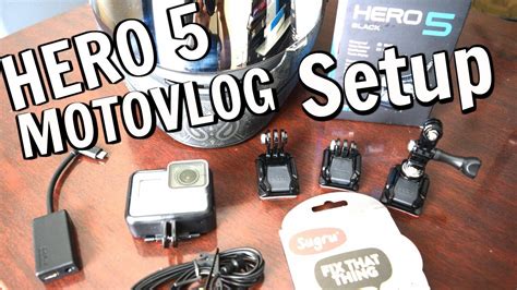 Gopro Hero Motovlog Setup First Motovlog On The R Youtube