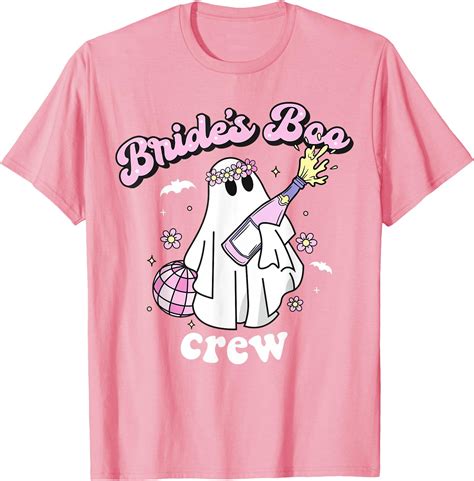 Hot Trending Tee With Disco Ghost Bride S Boo Retro Crew Bachelorette Unisex S 5Xl T Shirt