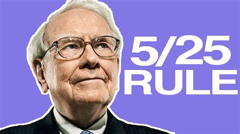 Warren Buffett 5 25 Rule Secret To Achieving Your Most Ambitious Goal