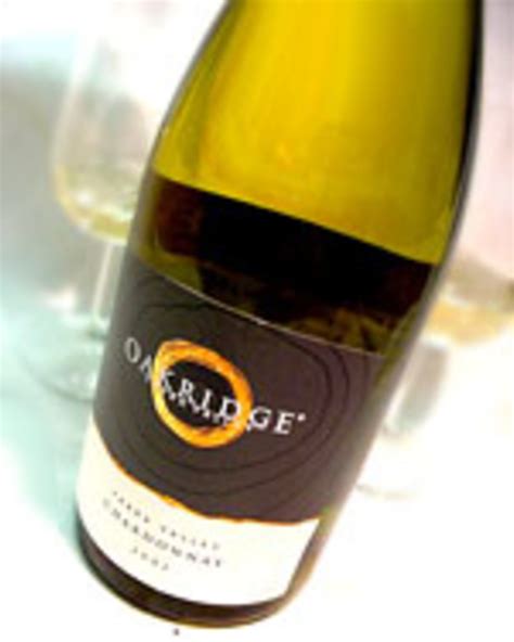 2002 Oakridge Chardonnay Nicks Wine Merchants