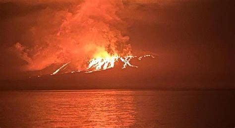 Erupción de volcán La Cumbre en Galápagos no representa una amenaza