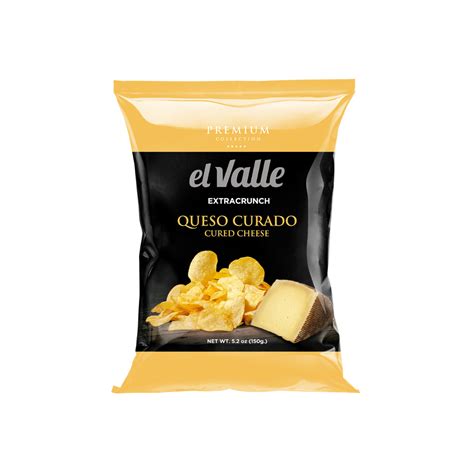 Caja Patatas Fritas Premium Queso Curado Snacks El Valle Tienda Oficial