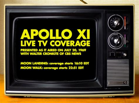 Apollo 11 landing on TV as it aired 40 years ago