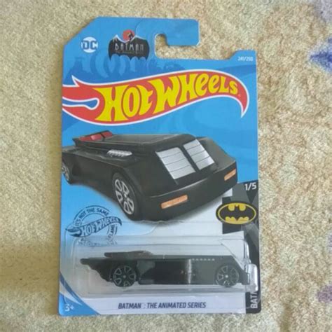 Hot Wheels Batman The Animated Series Batmobile Batman Treasure Hunts Shopee Malaysia