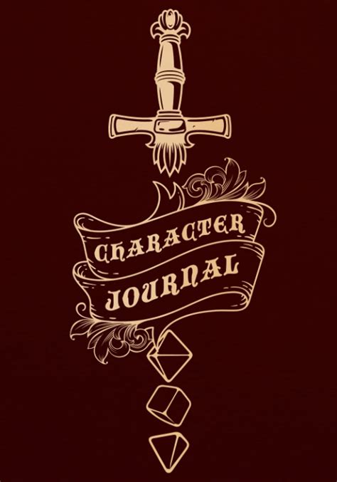 Buy The Rpg Character Journal Five 5e Character Sheets Lined And