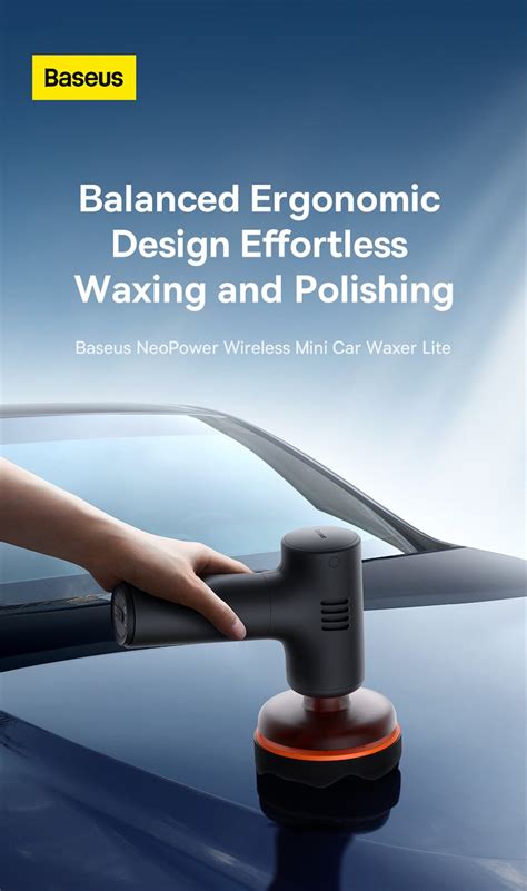 Полировальная машинка для авто Baseus NeoPower Wireless Mini Car Waxer ...